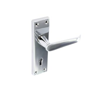 Chrome Flat Lock Handles (Pair) - 150mm