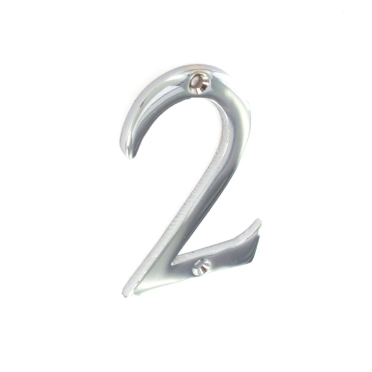Chrome Numeral 75mm - 2