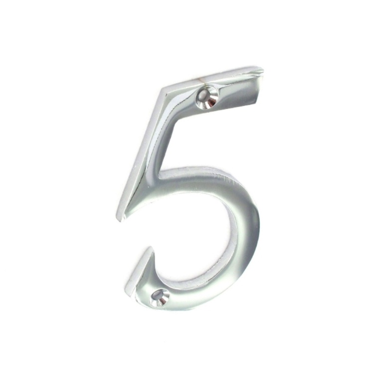 Chrome Numeral 75mm - 5