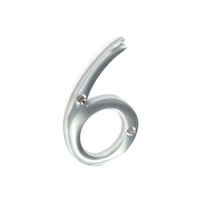 Chrome Numeral 75mm - 6