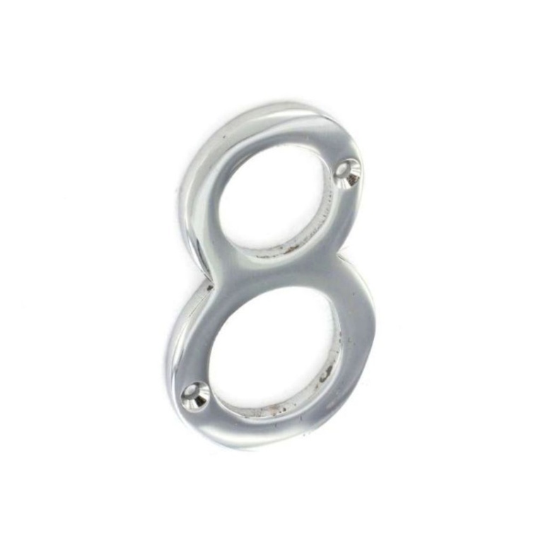Chrome Numeral 75mm - 8