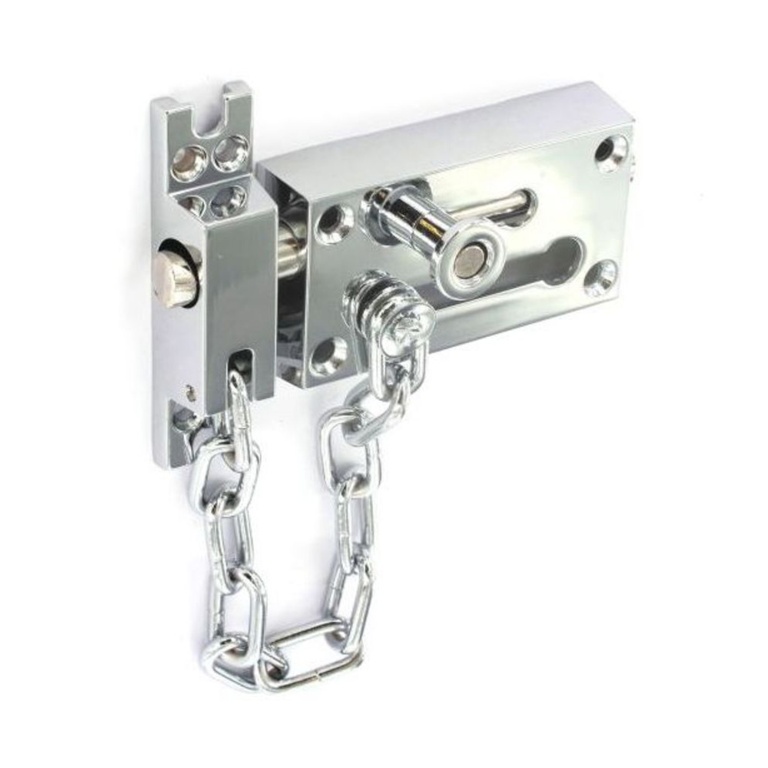 Door Chain & Bolt - CP 80mm