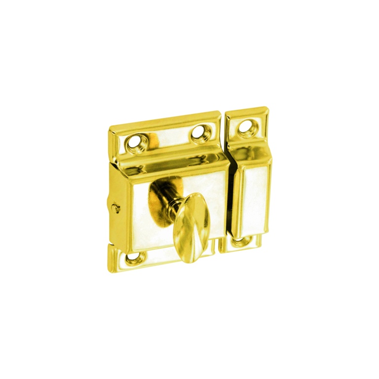 Cupboard Turn Brass Plated - 50mm