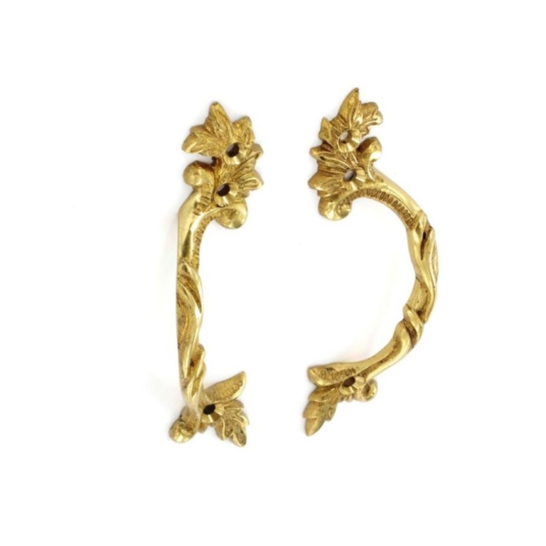 Brass Fancy Handles (Pair) - 95mm - Pack of 5