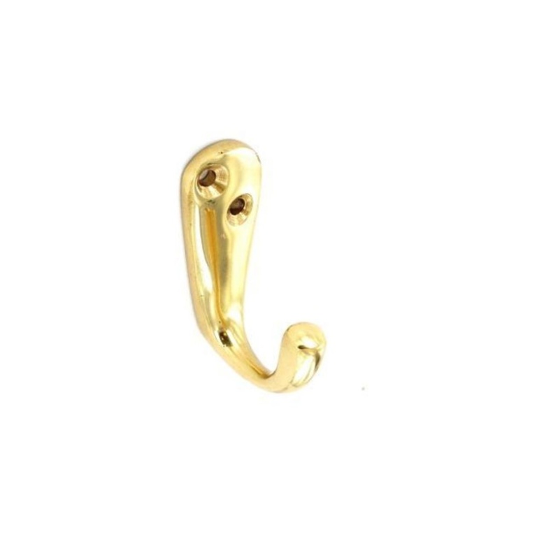 Brass Robe Hooks (2) - 50mm