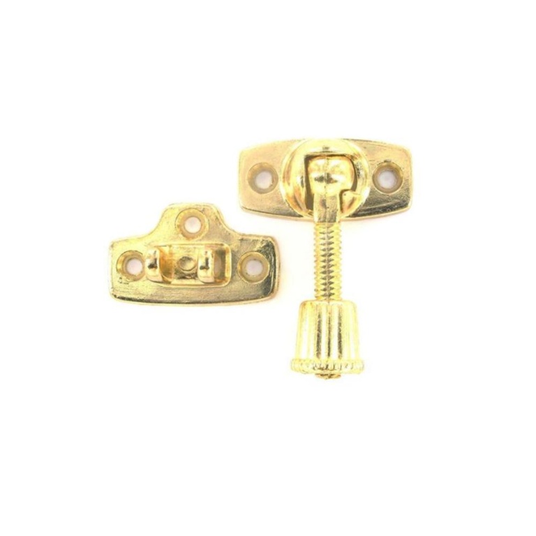 Sash Window Fastener - Brassed