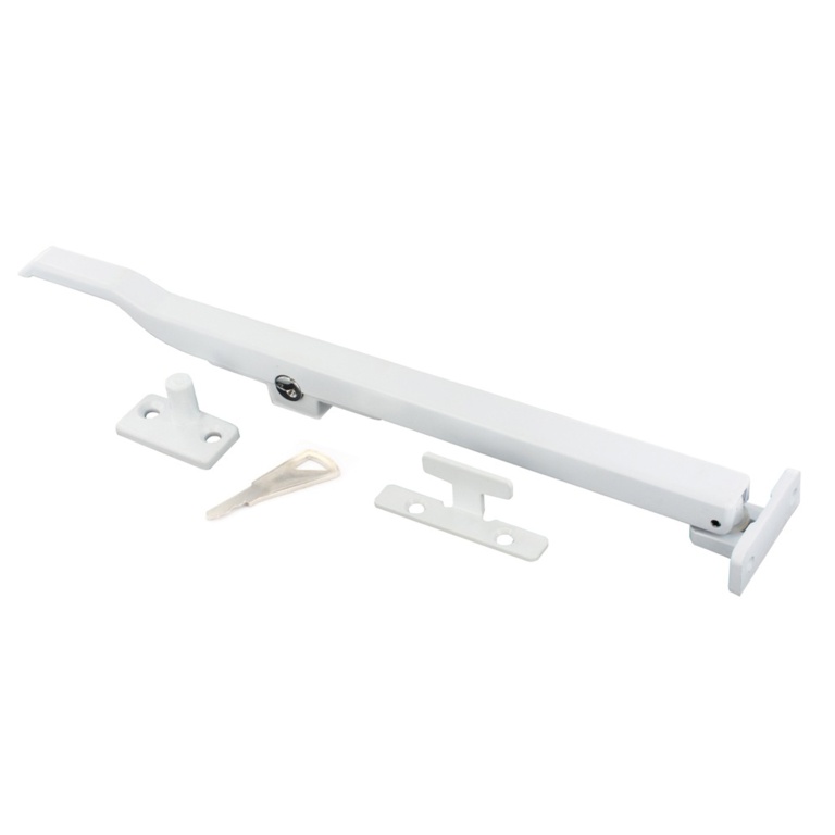 Locking Casement Stay White - 250mm