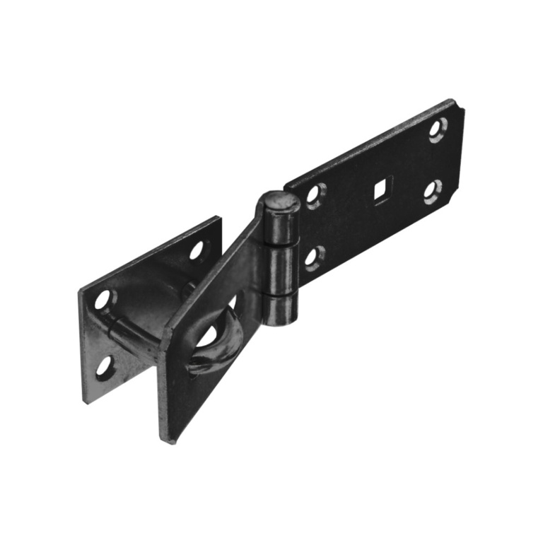 Hasp & Staple HD Black - 185mm
