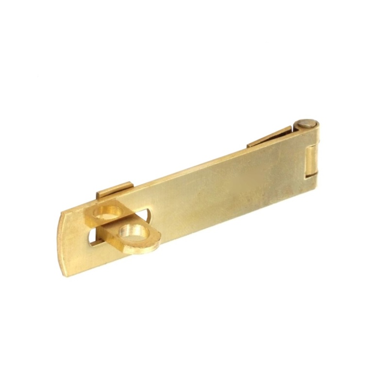Brass Hasp & Staple - 75mm