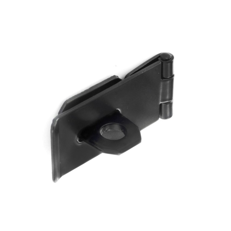Safety Hasp & Staple Black - 75mm