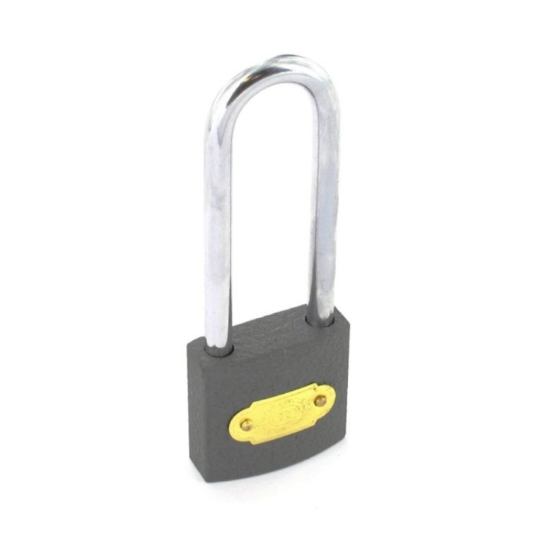Tricircle Long Shackle Iron Padlock - 38mm