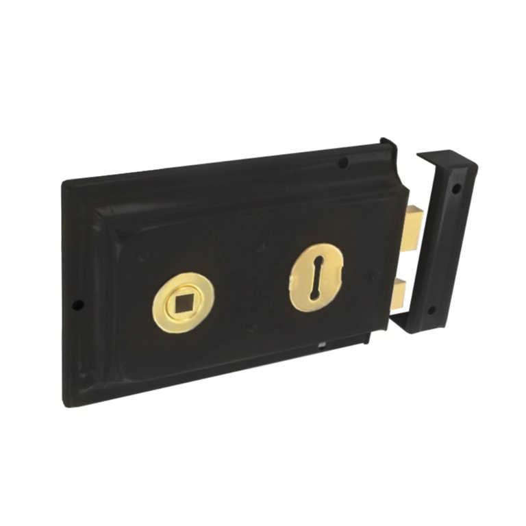 Black Rim Lock - 150mm