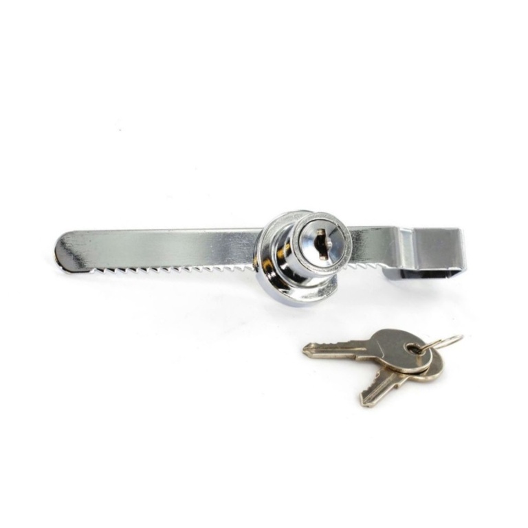Sliding Glass Door Lock - Chrome Plated