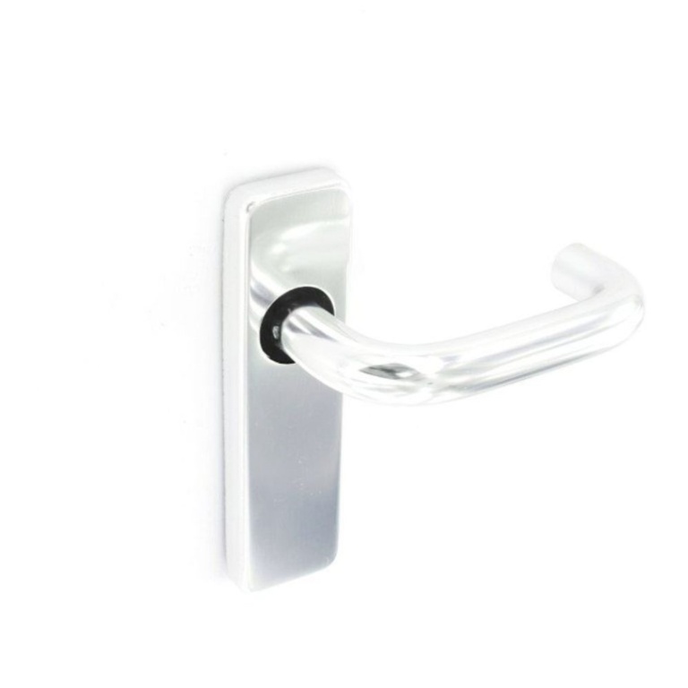 Aluminium Latch Handles Polished (Pair) - 150mm