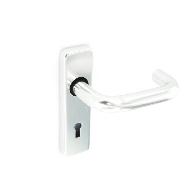 Aluminium Lock Handles Polished (Pair) - 150mm