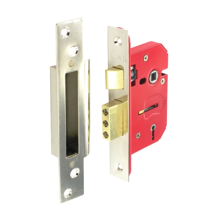 5 Lever Sashlock - 75mm Brass Plated