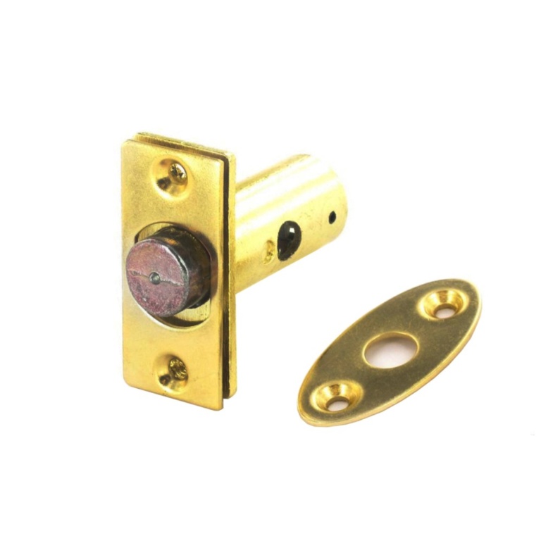 Security Window Bolt Brassed - 32mm