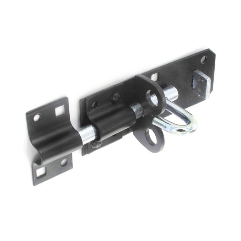 Padlock Bolt Black - 100mm