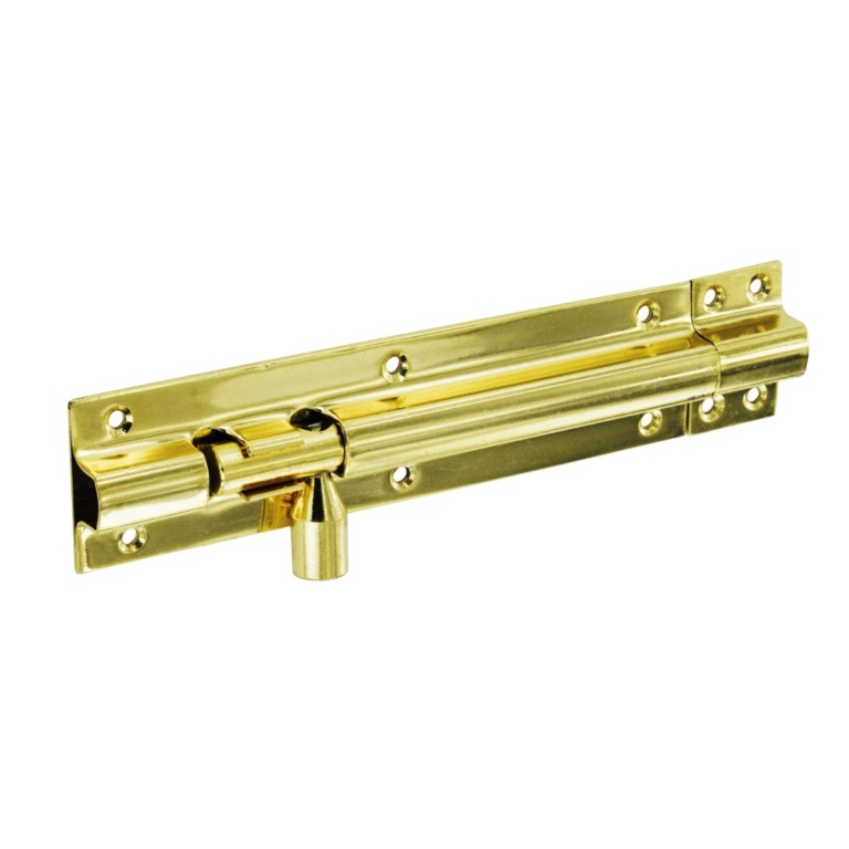 Brass Door Bolt 1 1/2" Wide - 100mm