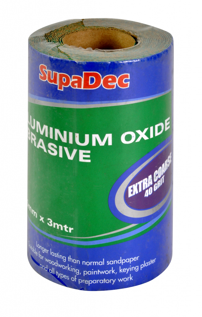 Aluminium Oxide Roll - Extra Coarse, 40 Grit, 3m