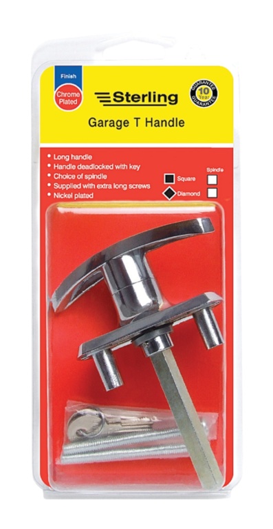 Garage Door Handle Lock - Square - Visi