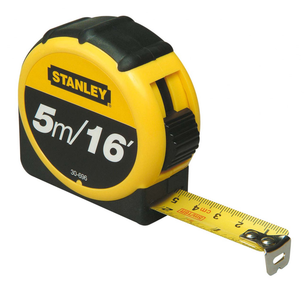 Measuring Metric/Imperial Tape - Length: 5m (16ft) x Width: 19mm