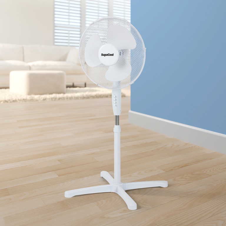 Oscillating Stand Fan - 16"