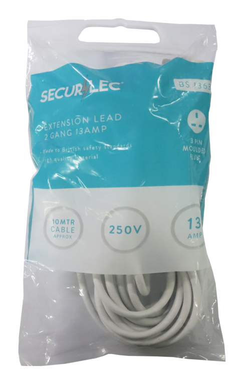 2 Gang Extension Lead - 10 Metre 13 Amp