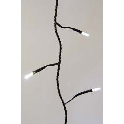 Indoor Twinkle Lights - 180 Bulb Clear With Black Cable