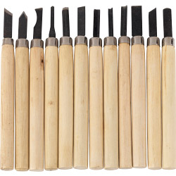 Sculptors Chisels - 12 Piece