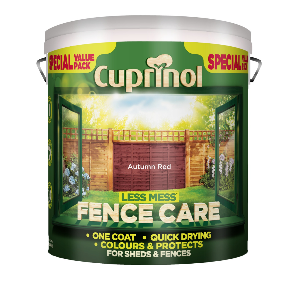 Less Mess Fence Care 6L - Autumn Red