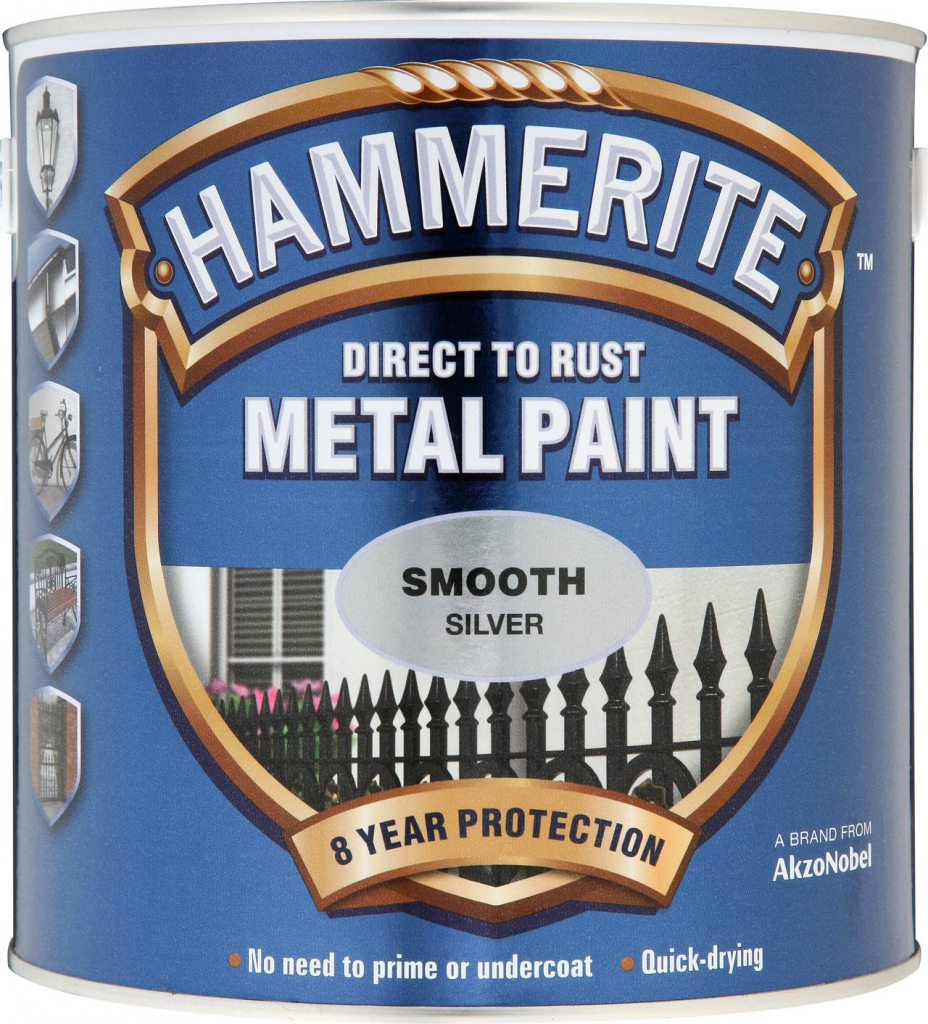 Metal Paint Smooth 2.5L - Silver