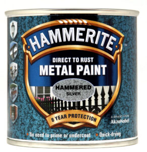 Metal Paint Hammered 250ml - Silver