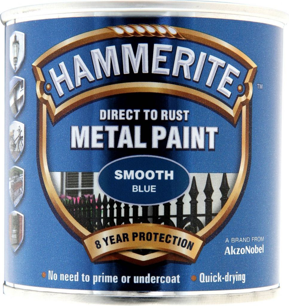 Metal Paint Smooth 250ml - Blue