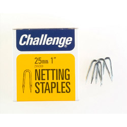 Netting Staples - Zinc Plated (Box Pack) - 25mm