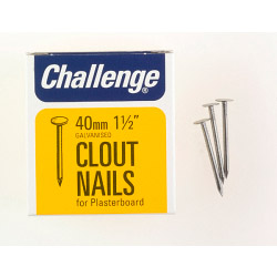 Clout - Plasterboard Nails - Galvanised (Box Pack) - 40mm