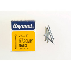 Masonry Nails - Zinc Plated (Box Pack) - 25mm