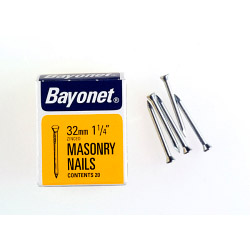 Masonry Nails - Zinc Plated (Box Pack) - 30mm