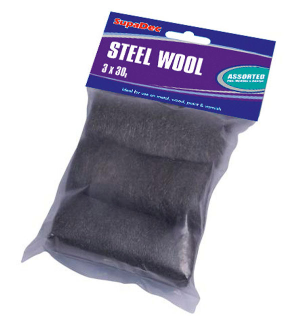 Steel Wool - 3x30g Assorted