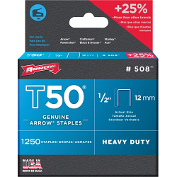 T50 Staples - 12mm (1250)