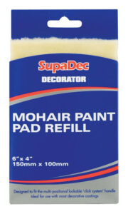 Decorator Mohair Paint Pad Refill - 6" x 4" /150mm x 100mm