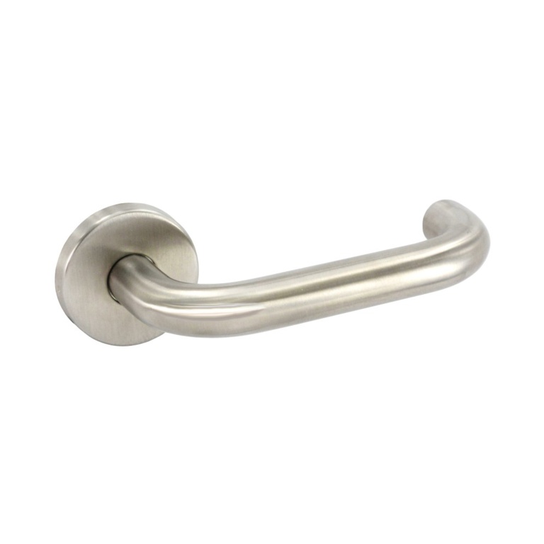 Satin Stainless Steel Latch Handles Safety (Pair) - 50mm