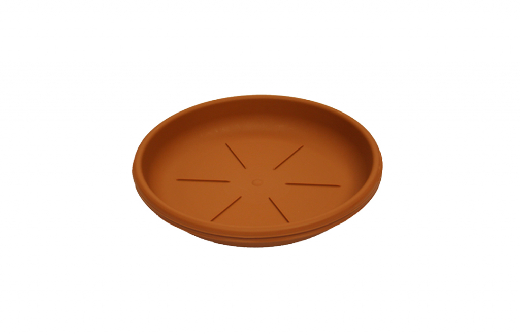 Plant Pot Saucer - 22-24cm Terracotta Colour Saucer