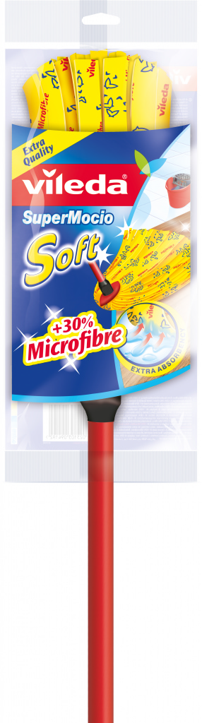 Supermocio Soft Head & Handle Mop - Single + Refill