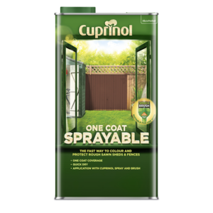 One Coat Sprayable Fence Treatment 5L - Forest Green