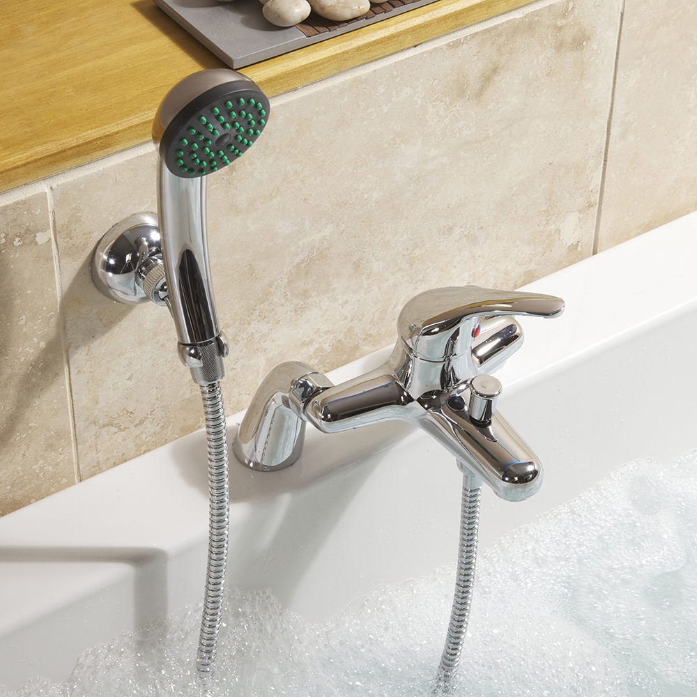 Eden Bath Shower Mixer Tap - W: 220mm H: 144mm D: 195mm