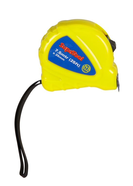 Plastic Tape Measure - 7.5m x 25mm