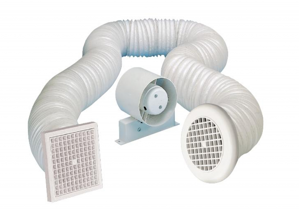 Shower Fan + Timer - 4"