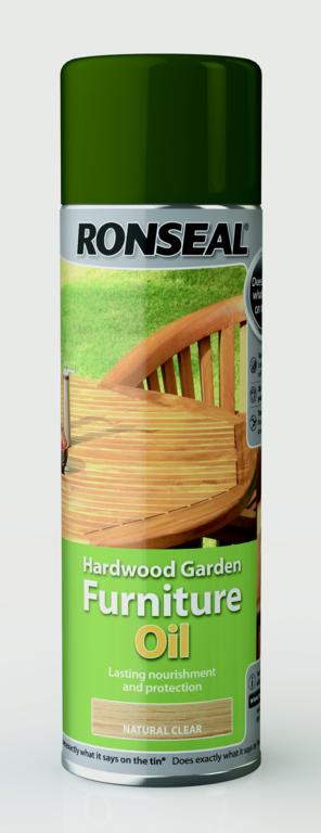 Hardwood Furniture Oil - 500ml Aerosol Natural Clear