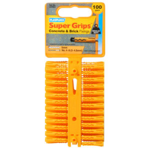 Supergrip Fixings - Yellow - 100 Pack